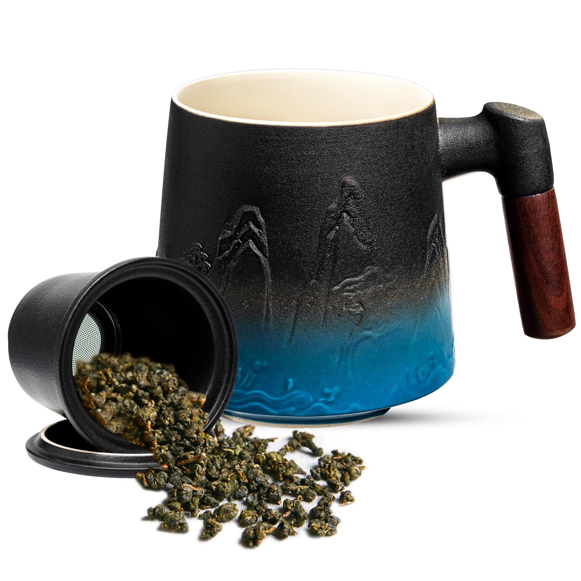 Suyika ceramic tea cup for elegant daily use and relaxed sipping