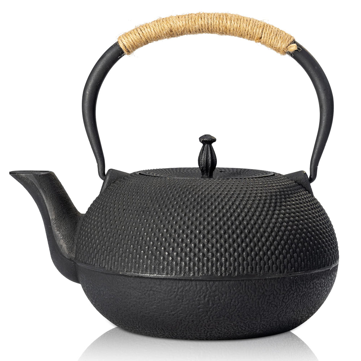Suyika Japanese Tetsubin teapot full capacity view for 4–6 servings