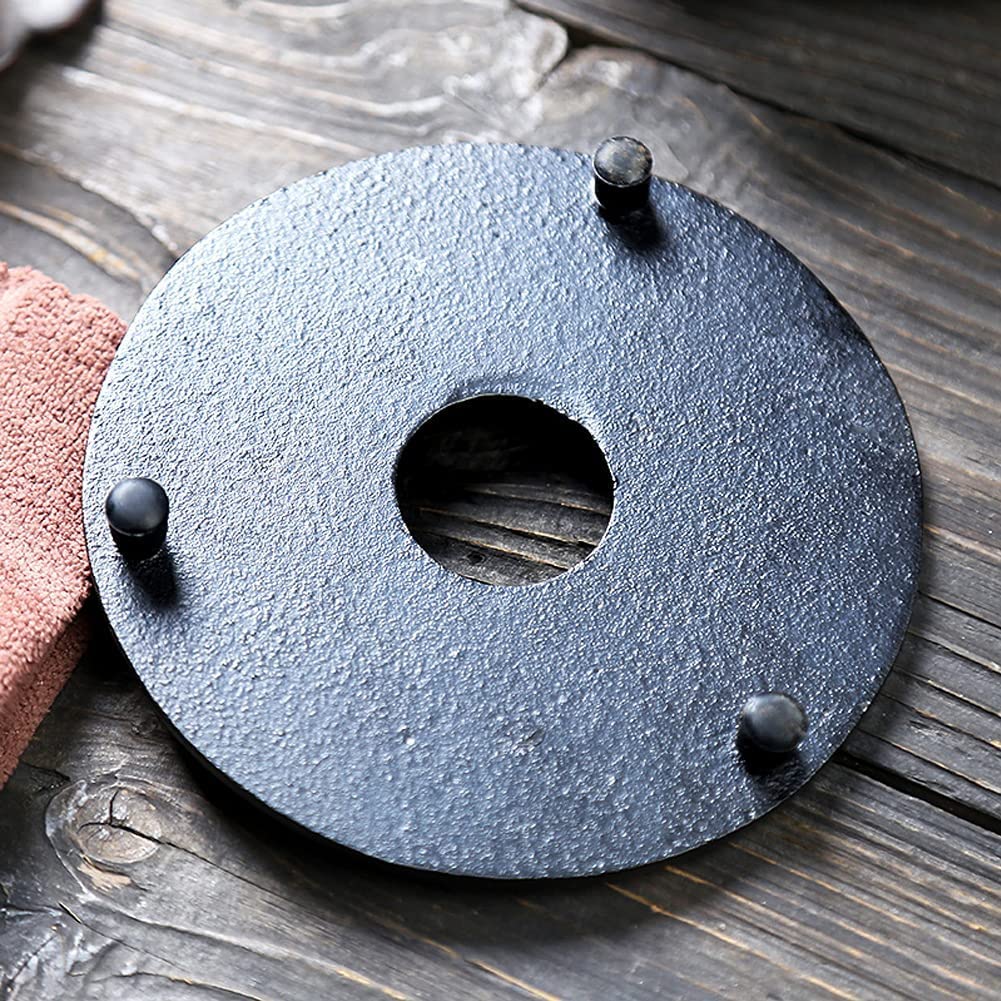 Suyika rubber feet mat adds stability and surface protection.