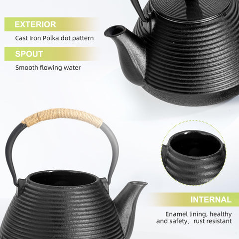 Suyika teapot displayed as a stylish kitchen decor accessory.