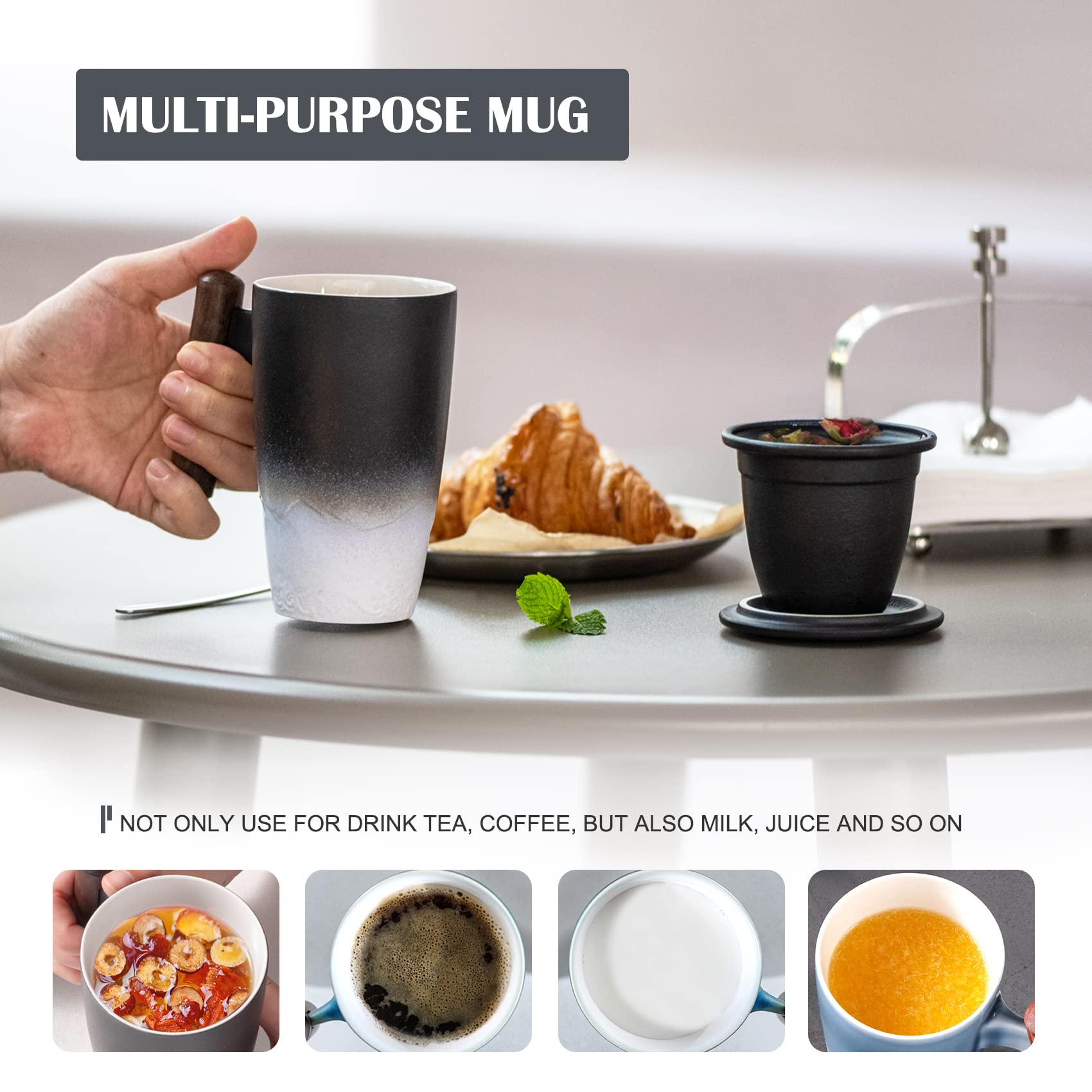 Lid used as coaster on Suyika Tomotime, preserves heat as you sip.