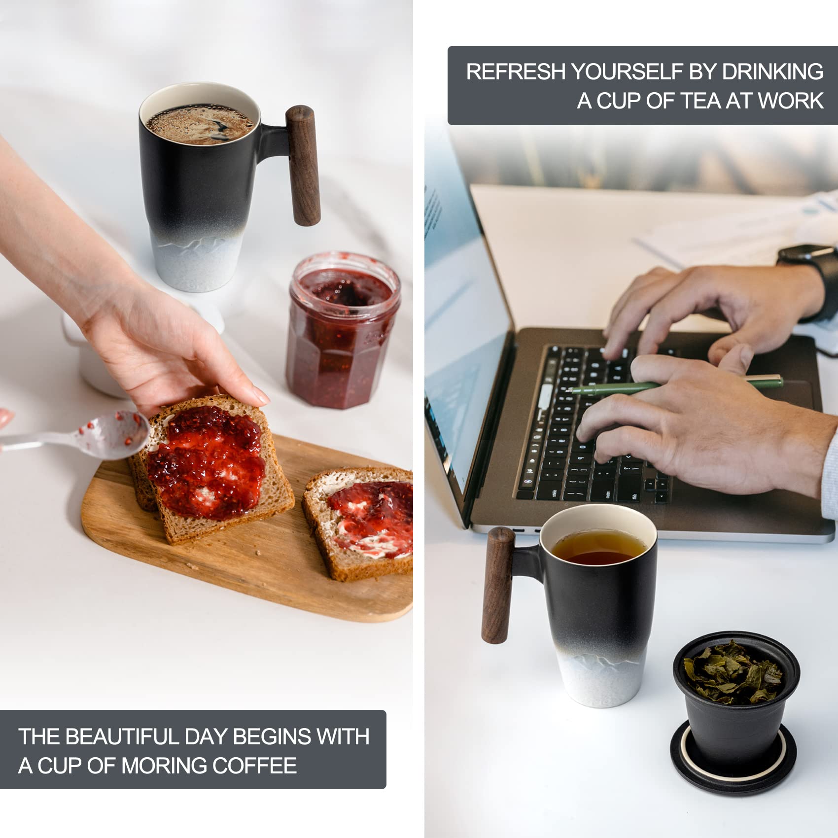 Suyika Tomotime multi-use cup ready for tea, coffee, or water.