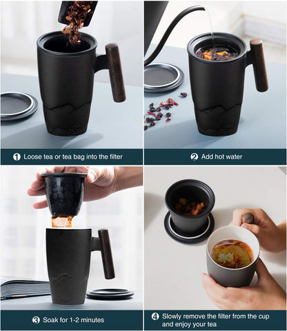 Dishwasher-safe filter for quick, easy cleaning