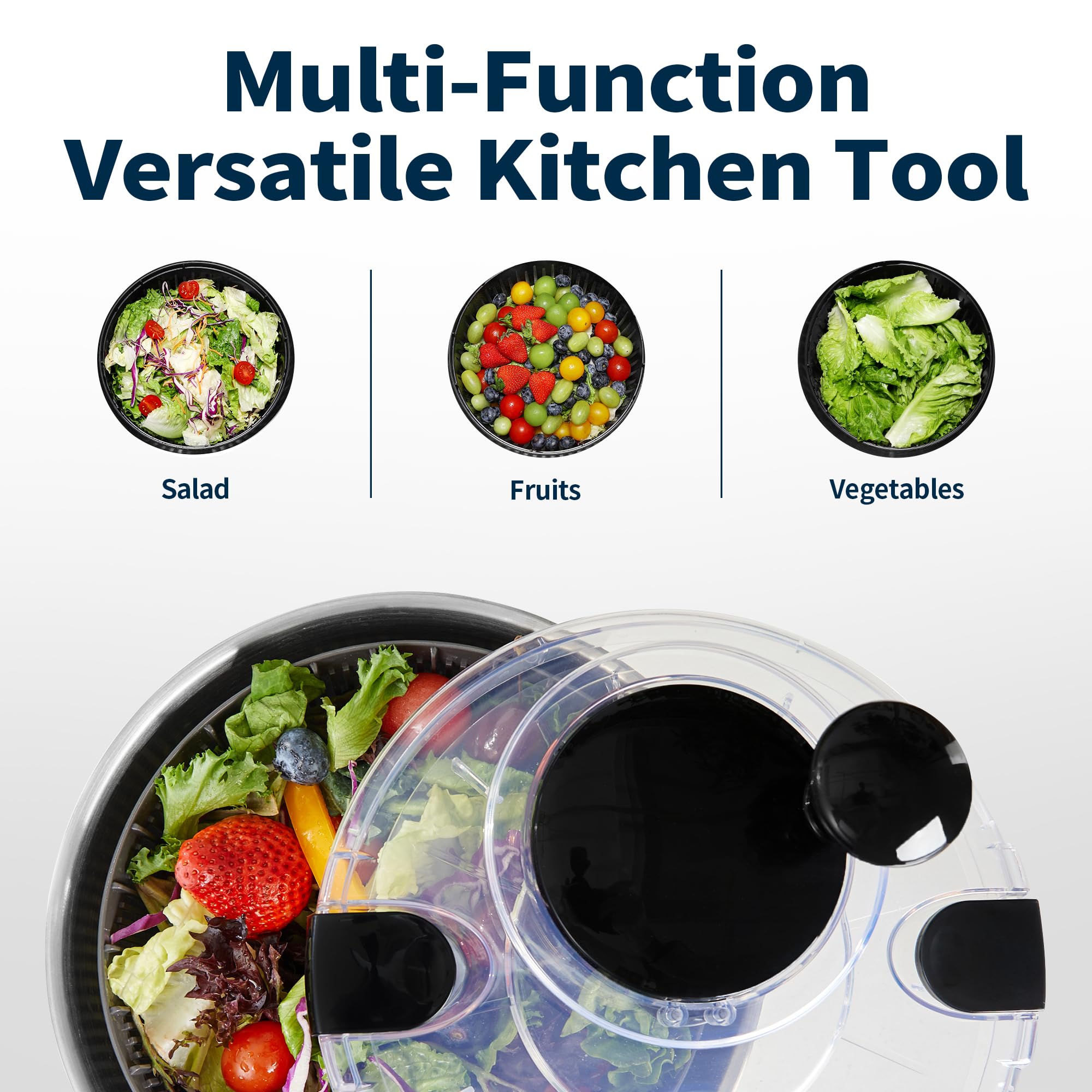 SveBake 4.8 qt capacity suited for mid-size prep batches