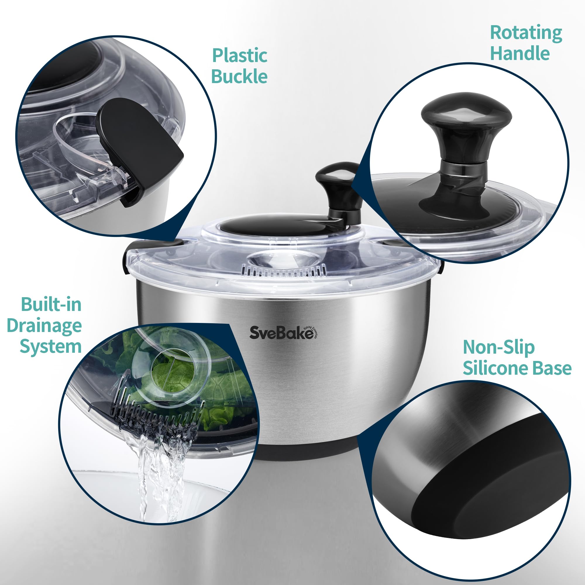 SveBake inner basket designed for efficient air drying