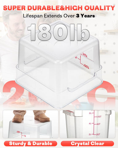 SVKLHY BPA-free storage suitable for cold and hot usage in busy kitchens.