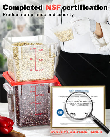 SVKLHY marker for clear labeling of stored ingredients and dates.