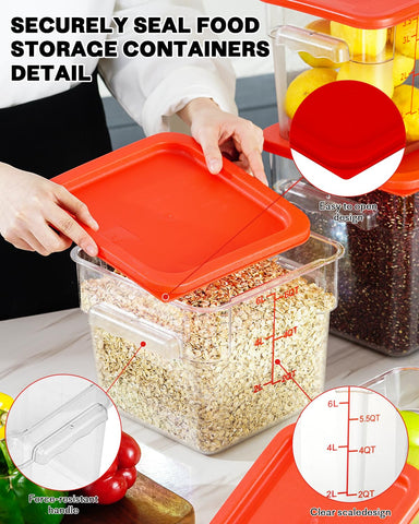 SVKLHY stackable design saves kitchen space and simplifies storage.
