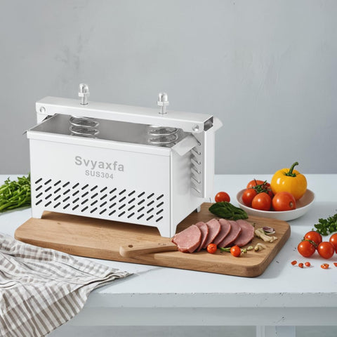 Svyaxfa Tofu Press easy-clean three-part stainless steel design speeds cleanup.