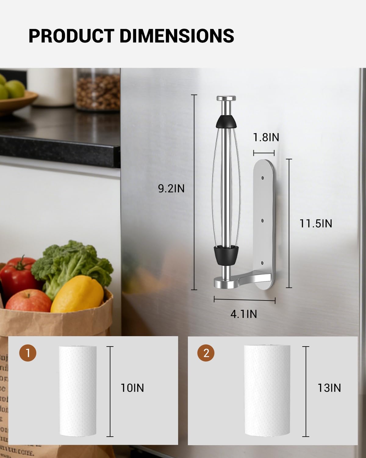 Swaitee rustproof towel holder; rugged for garage, workshop, and laundry rooms.