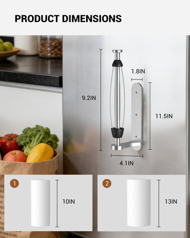 Swaitee rustproof towel holder; rugged for garage, workshop, and laundry rooms.