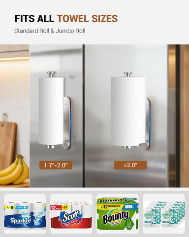Swaitee fits jumbo rolls 1.4-2.0 inches; adjustable tension prevents unraveling.