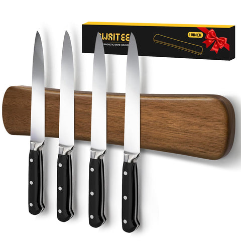 Swaitee knife strip wall mount 10-inch keeps knives within easy reach for daily use