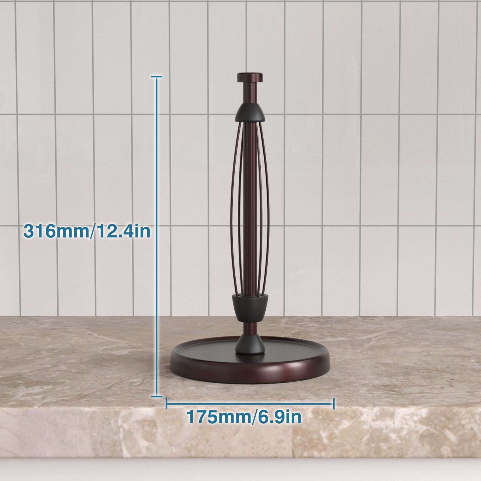 Swaitee weighted base with non-slip pad keeps holder steady during use