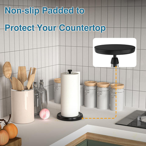 Swaitee 12.64-inch height fits most paper rolls securely
