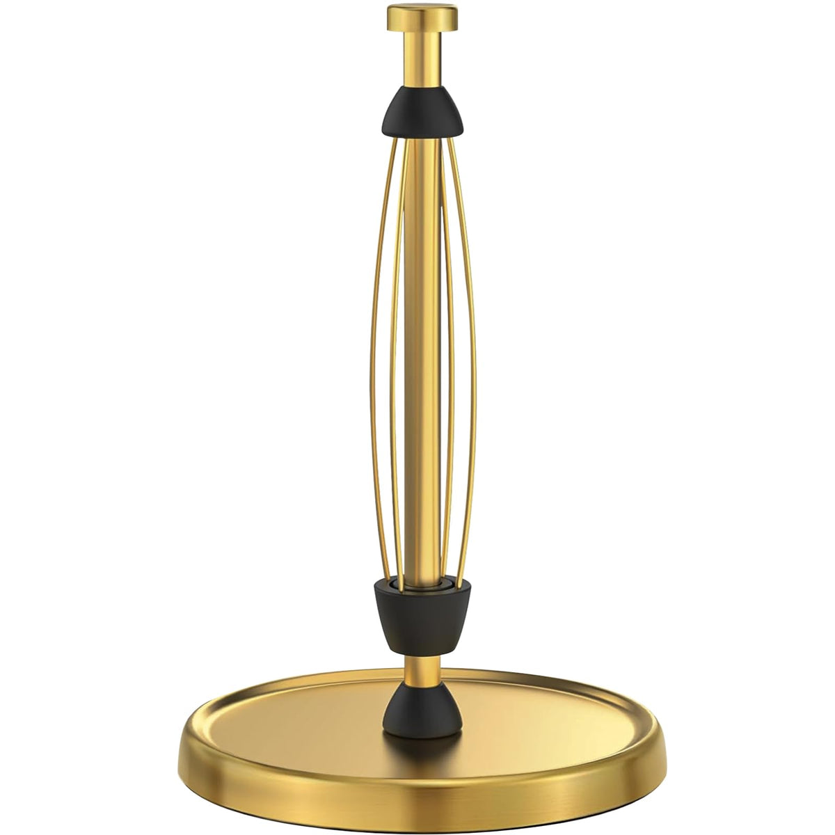 Swaitee paper towel holder with ratchet mechanism keeps sheets tidy and one-handed easily accessible.