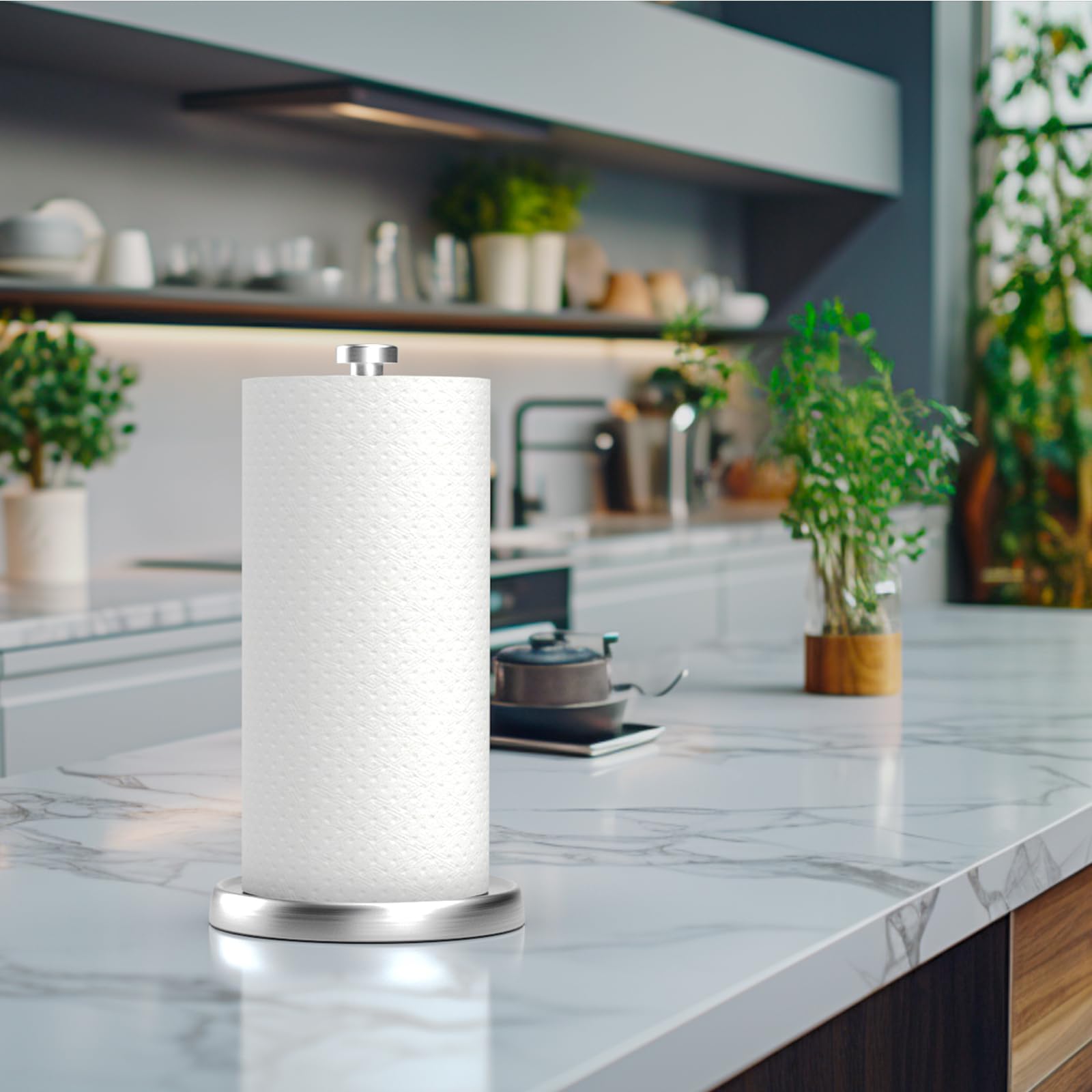 Swaitee stainless-steel finish emphasizes durable, easy-clean functionality.