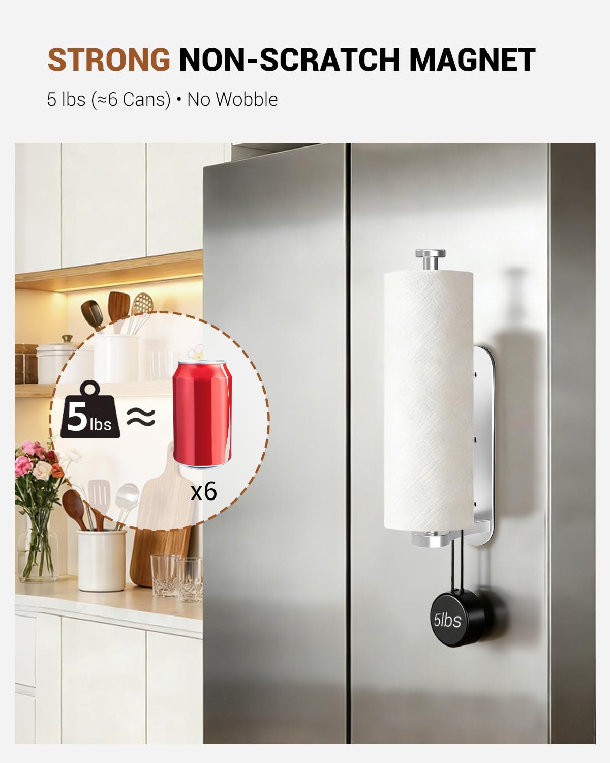 Swaitee ratchet one-hand tear system; convenient single-handed use while cooking.