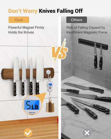 Swaitee space-saving kitchen storage on a wall beside the counter