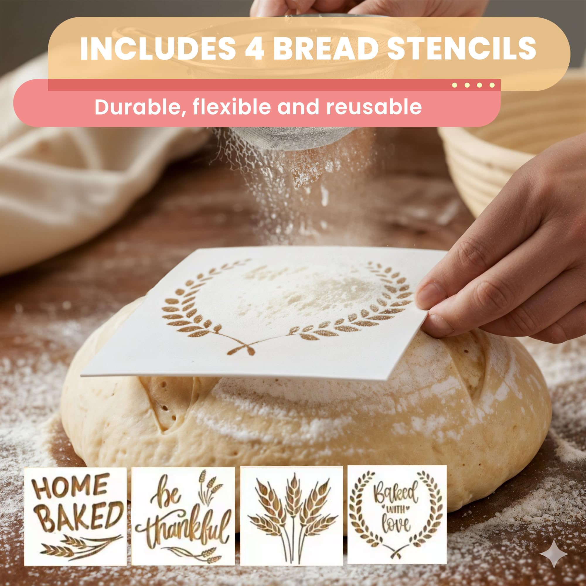 Swakik bench scraper for quick dough handling and cleanup