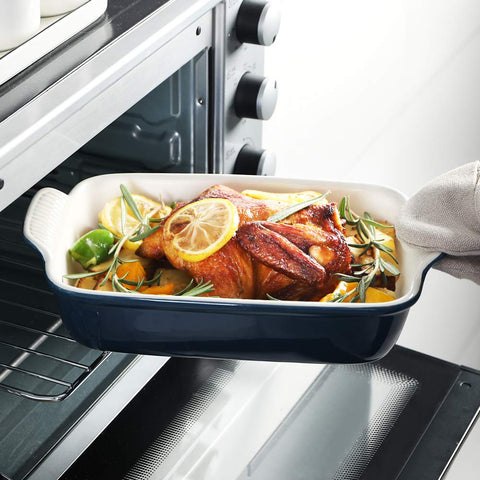 Sweejar dishwasher-safe porcelain baking dish for easy cleanup