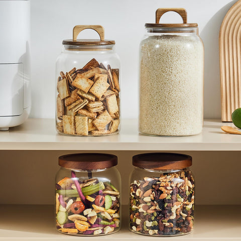 Sweejar durable glass jar for flour or other bulk ingredients