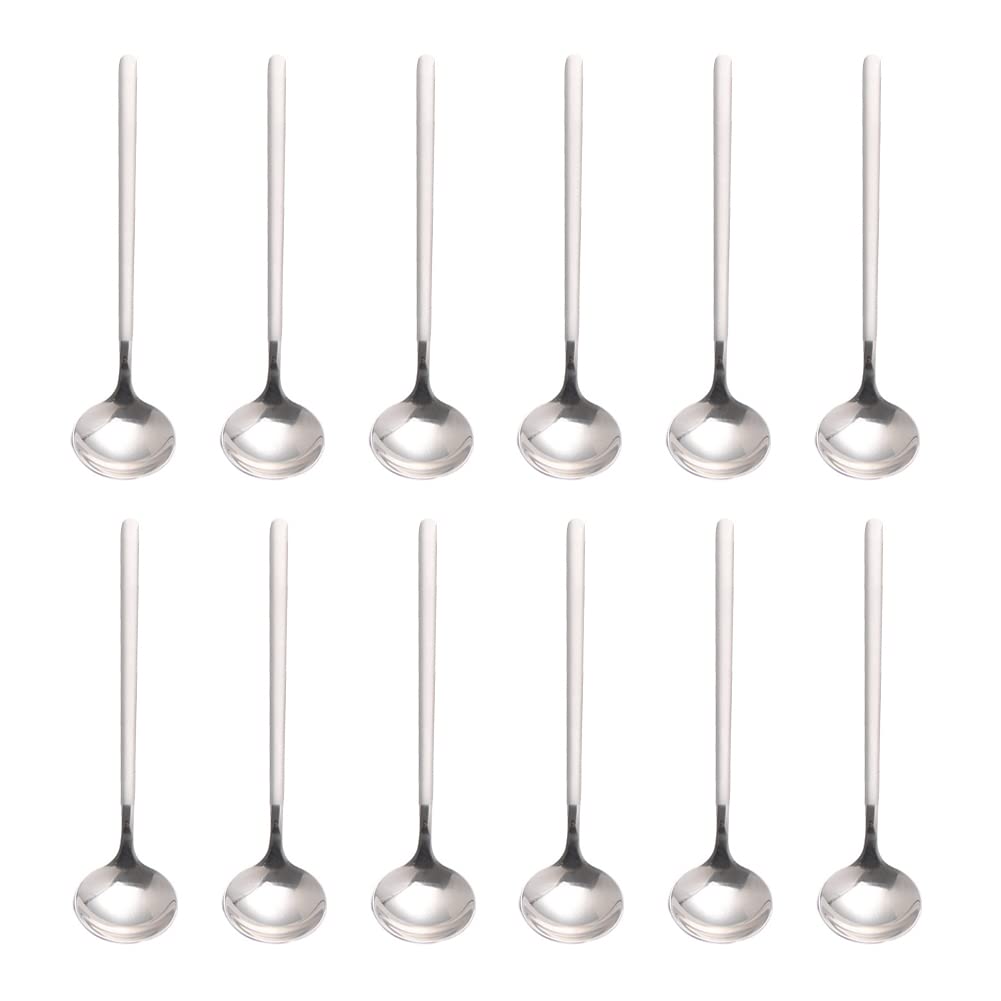 Sweejar espresso spoons with frosted handles for stable stirring