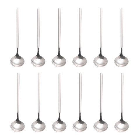 Sweejar espresso spoons with frosted handles for stable stirring