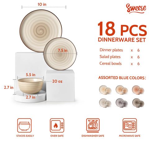Sweese salad plates 7-5inch ideal for starters and side dishes