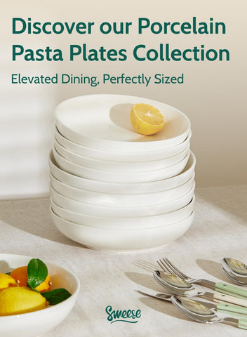 Sweese 22oz pasta bowls dishwasher-safe for easy cleanup.