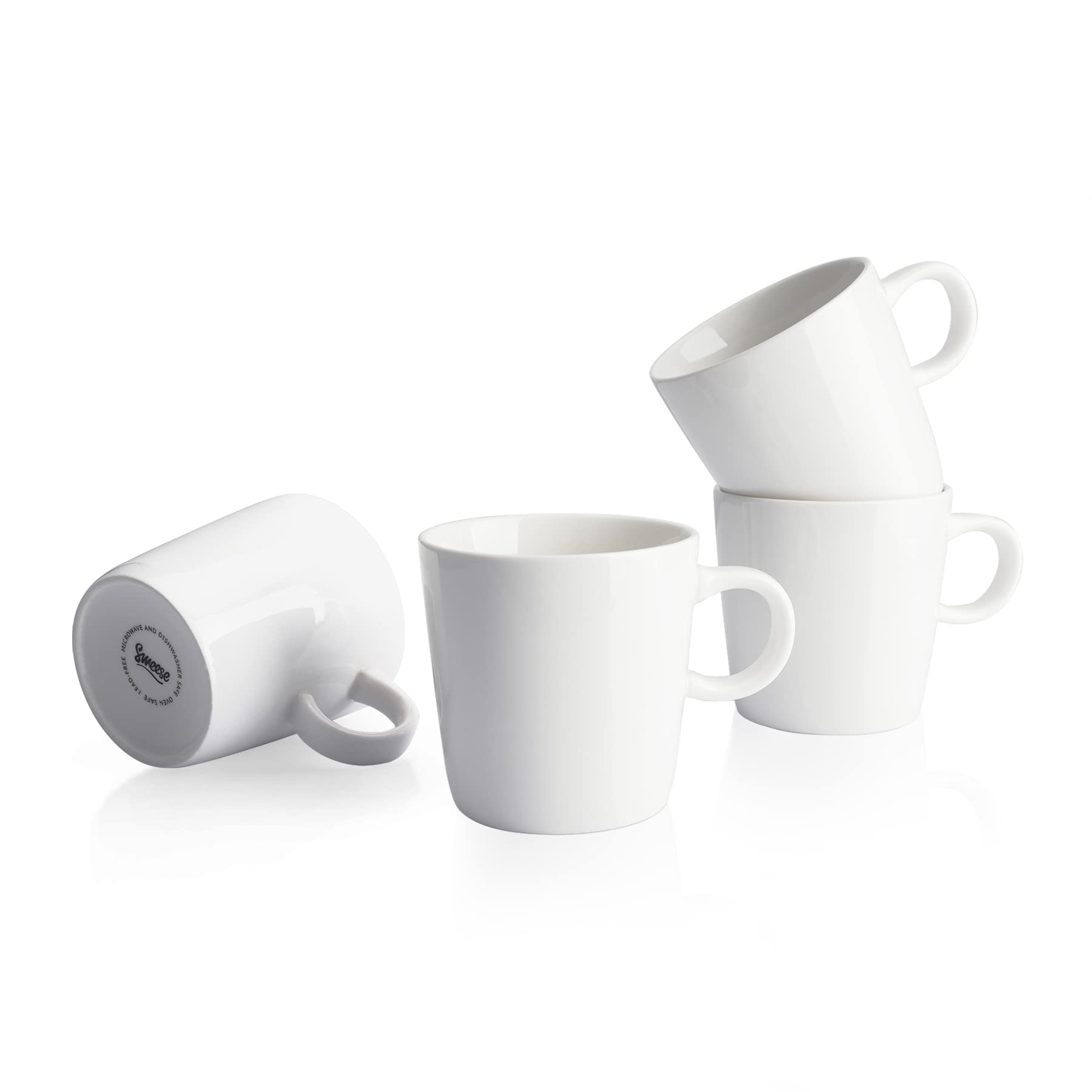 Sweese 5oz porcelain espresso cups set for cozy mornings and double shots