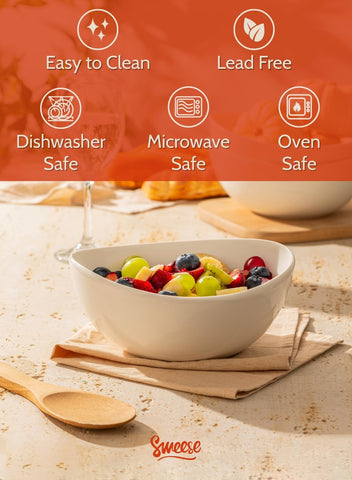 Sweese bowls for daily use with salads or soups.