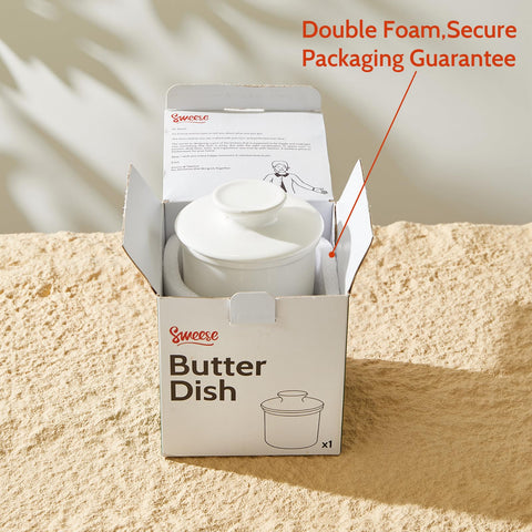Sweese butter dish presented as a stylish housewarming gift.