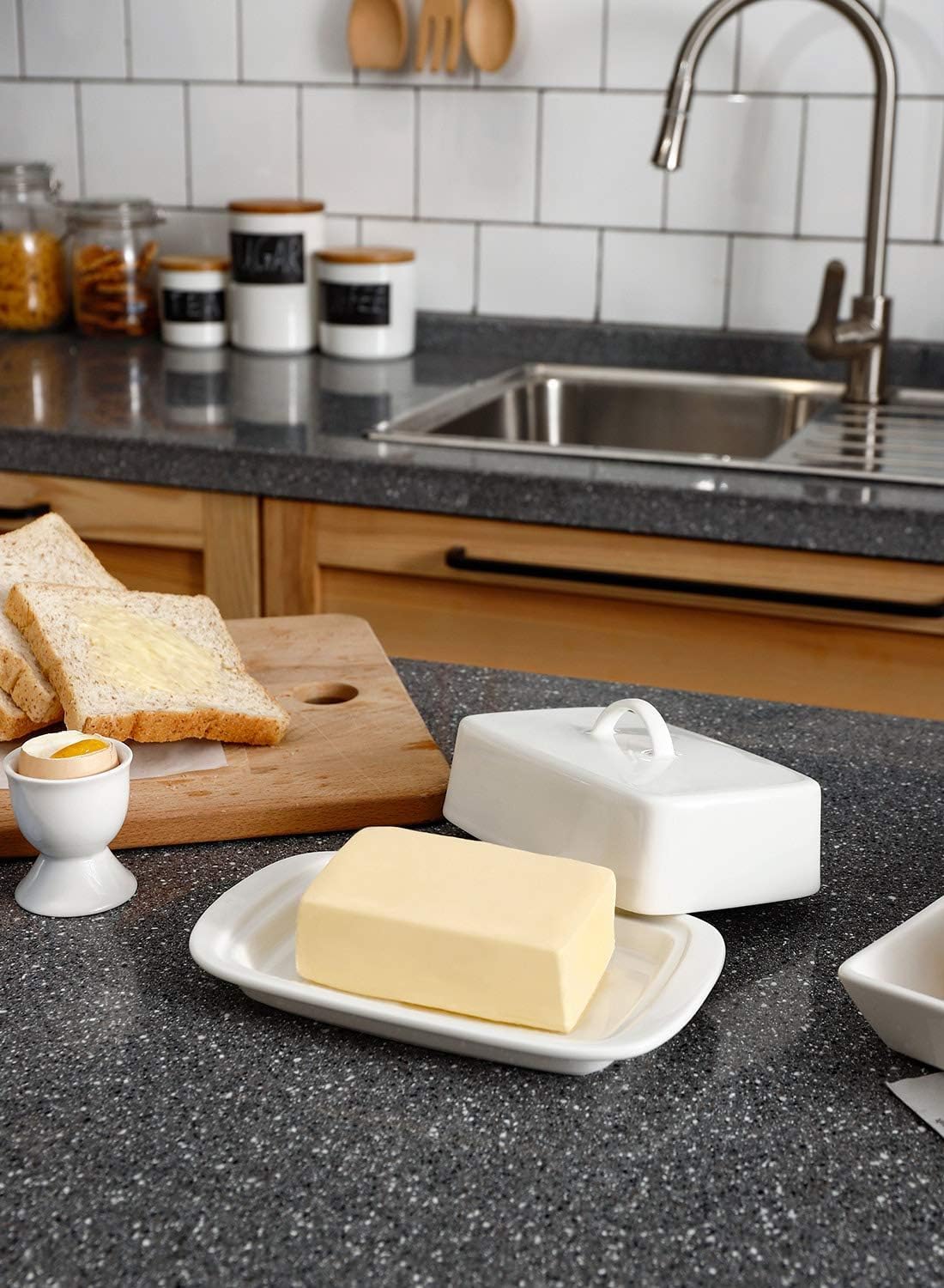 Sweese butter dish suits West and East Coast brands and sticks