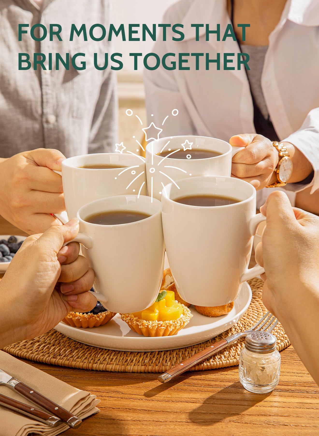 Sweese daily-use mug for home or office with sturdy construction.