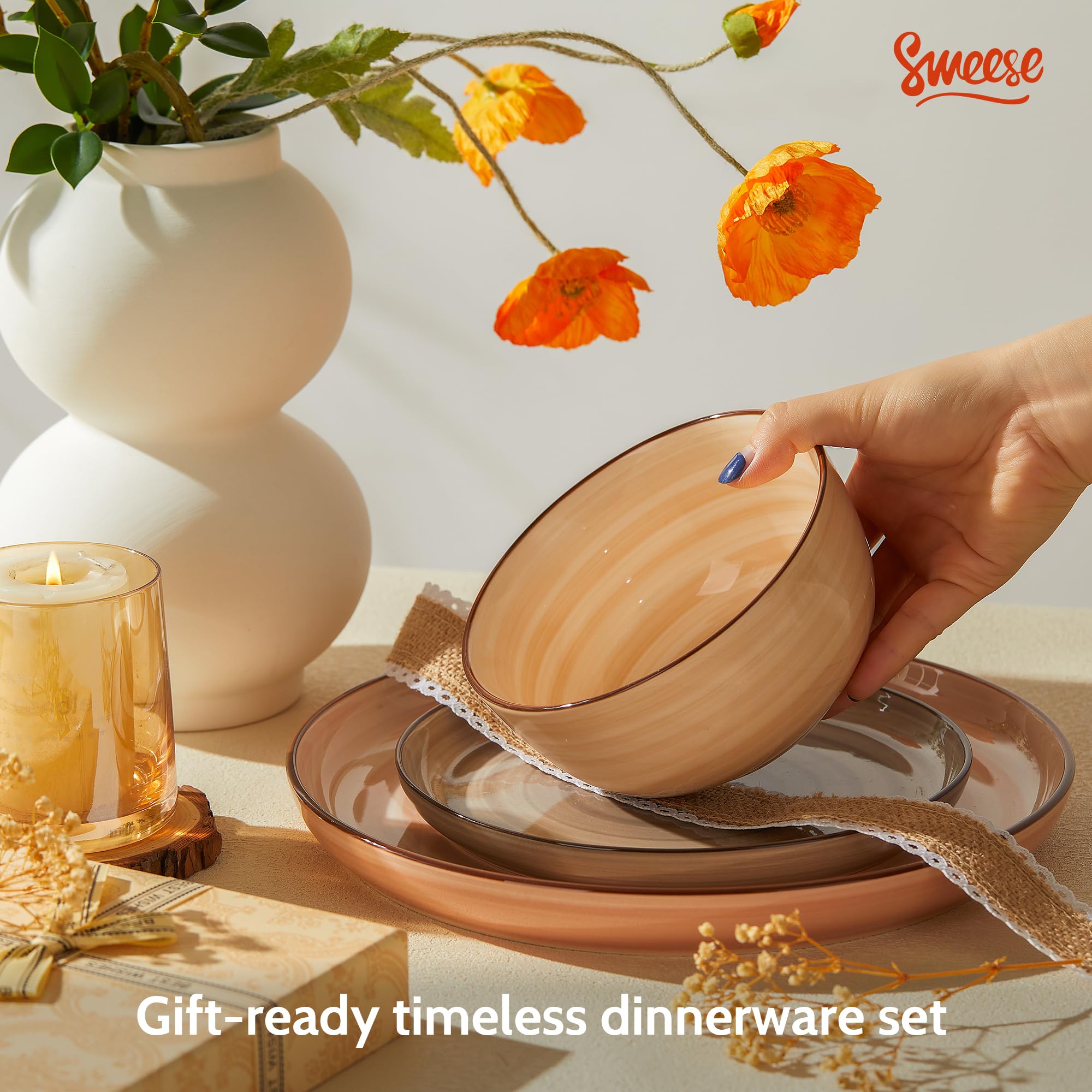 Microwave and oven-safe Sweese dishes for flexible reheating and cooking
