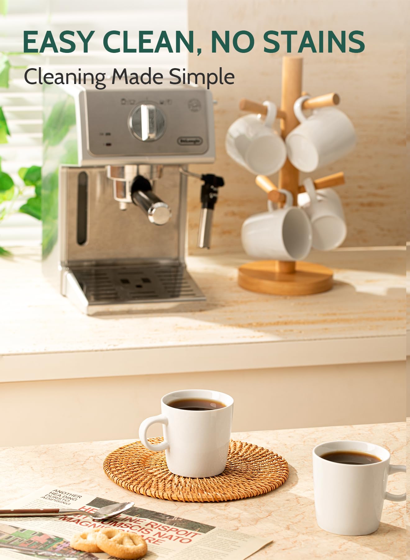 Sweese dishwasher safe espresso cups for easy cleanup