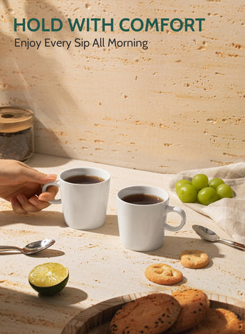 Sweese microwave safe porcelain espresso cups for quick warmth