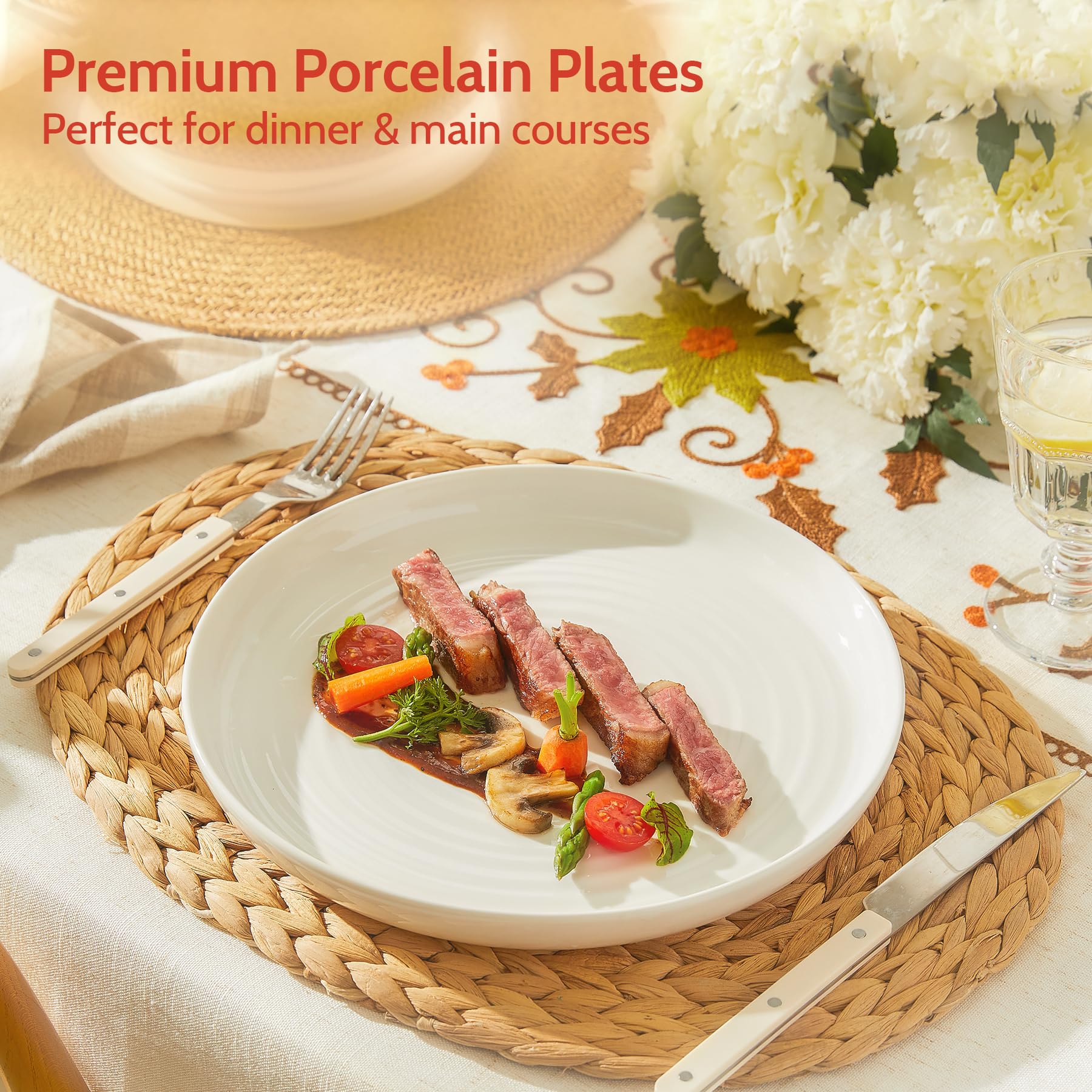 Dishware suited for family meals and casual gatherings alike.
