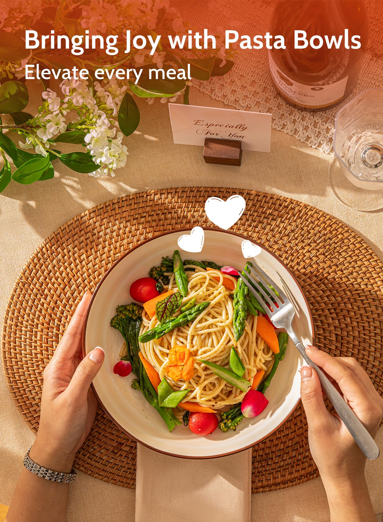 Sweese bowls feature a wide shallow design for easy mixing