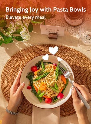 Sweese bowls feature a wide shallow design for easy mixing