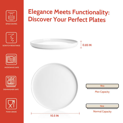 Sweese plate demonstrated as dishwasher-safe for quick cleanup after meals.