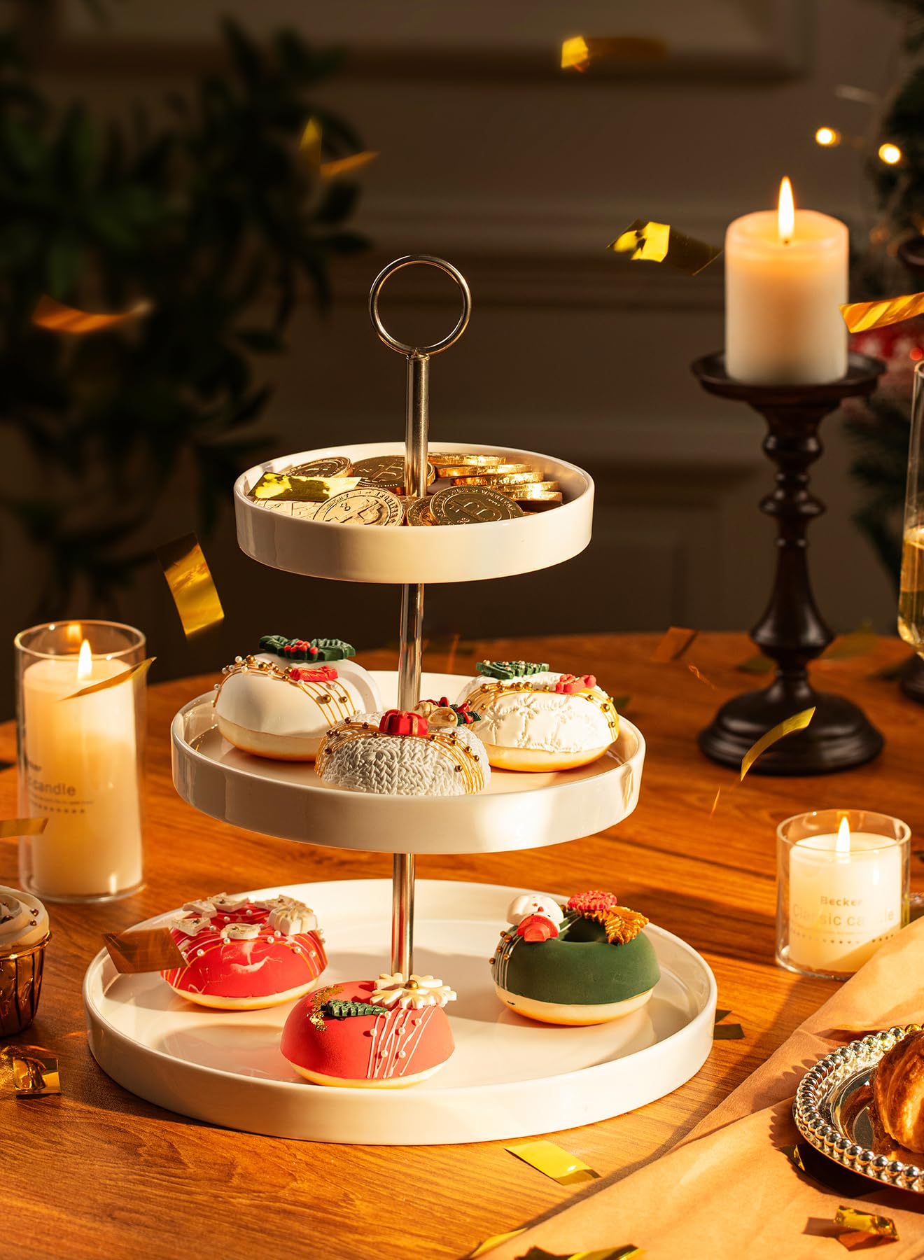 Sweese stackable design simplifies storage after events.