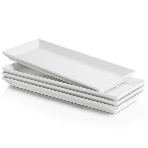 Sweese sushi platter showcases elegant presentation with durable porcelain for easy serving