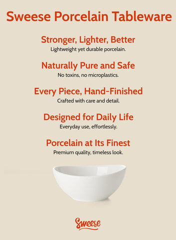 Sweese yogurt bowl, smooth glaze, ideal for breakfast or snack time.