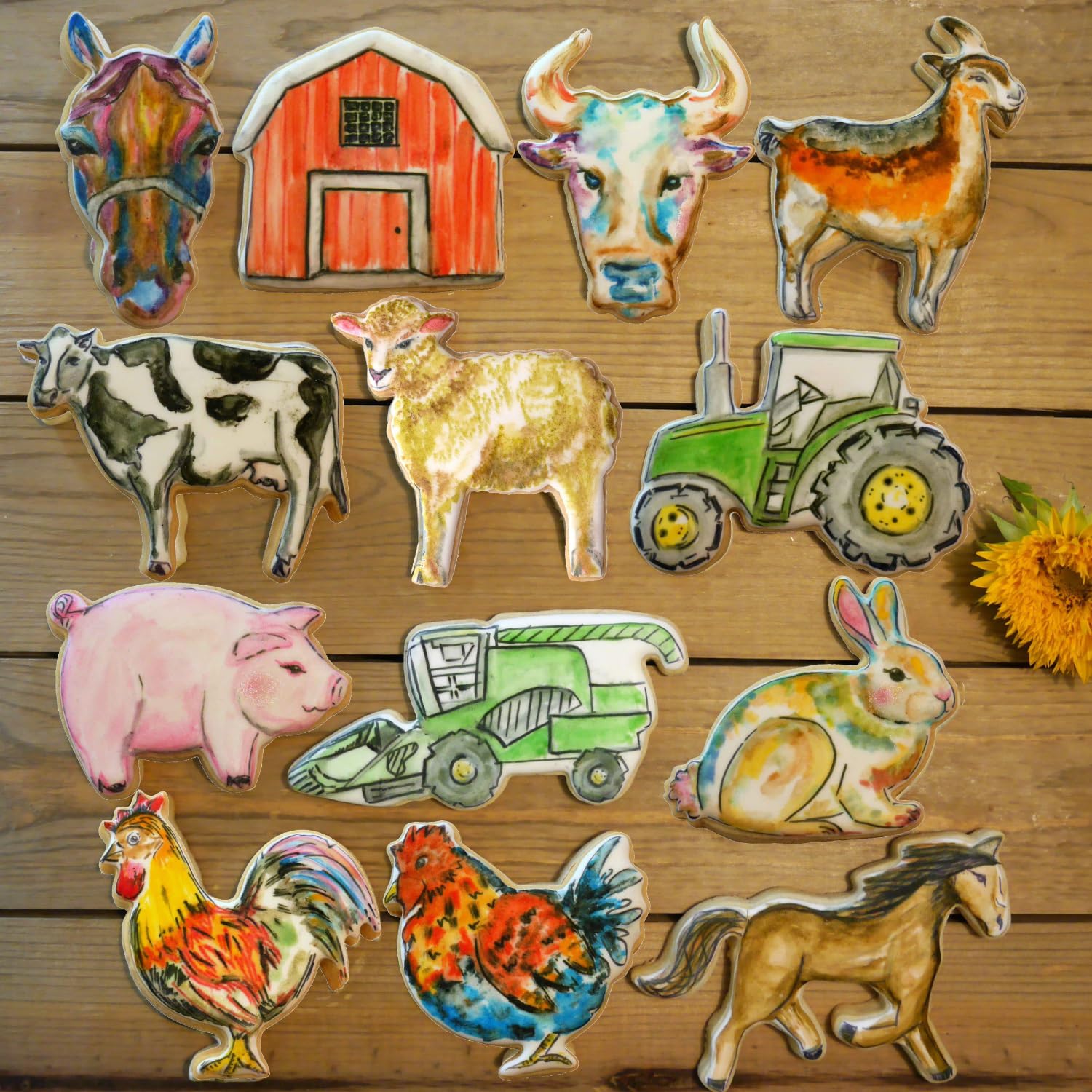 Sweet Cookie Crumbs goat cutter for rustic farm-themed snacks and decor.