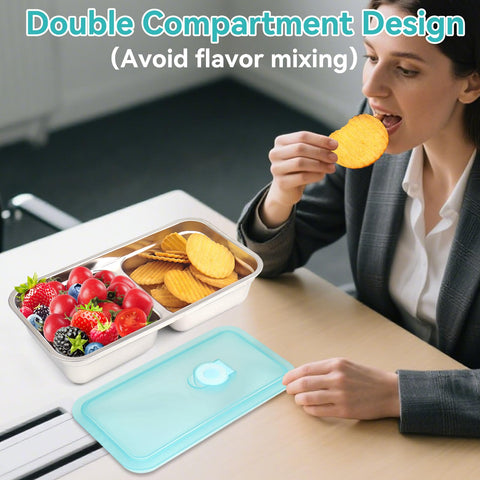 Sweet Cute Chocolate two-compartments filled illustrating flavor separation and snack variety
