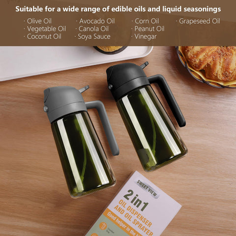 SWEET VIEW anti-drip nozzle keeps surfaces clean during cooking.