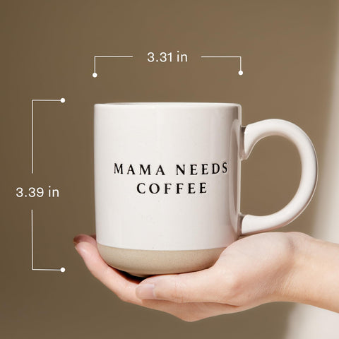 Sweet Water Decor Be Still and Know mug held in hand, comfortable grip for mornings.