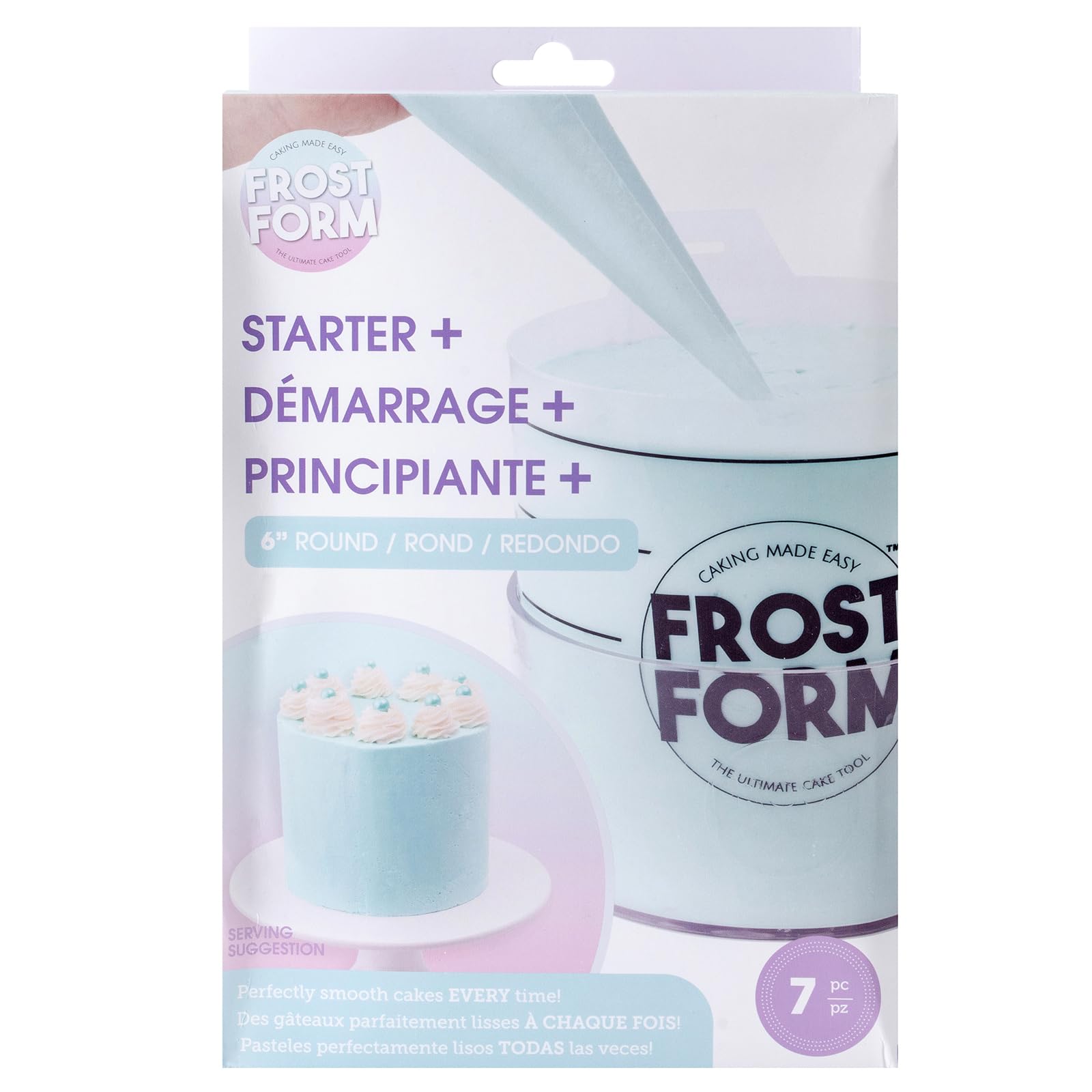 Sweetshop Frost Form Starter Kit assembly with form and base for straight edges.